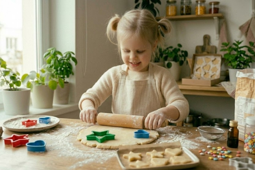Biscoito de manteiga decorado
